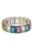 Кольцо-радуга из камней Secrets jewelry КРОС00620 фото 1