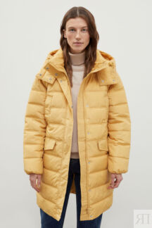 Утепленное пальто силуэта oversize FINN FLARE