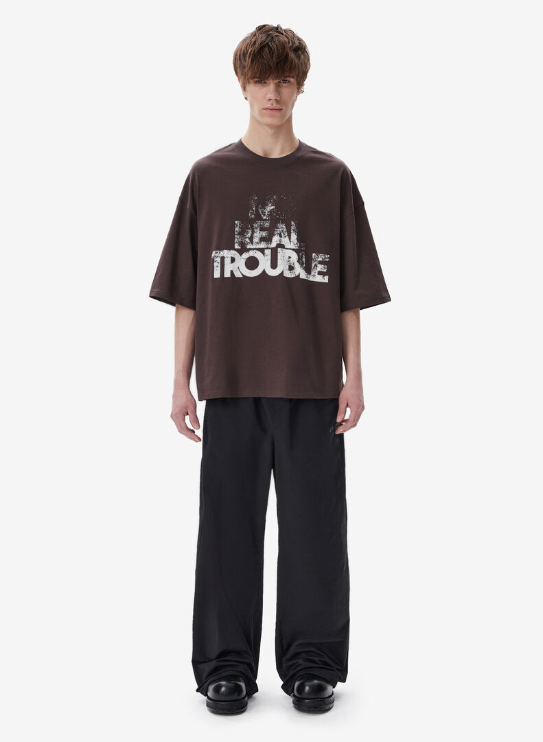Футболка Real trouble Brown FABLE фото 1