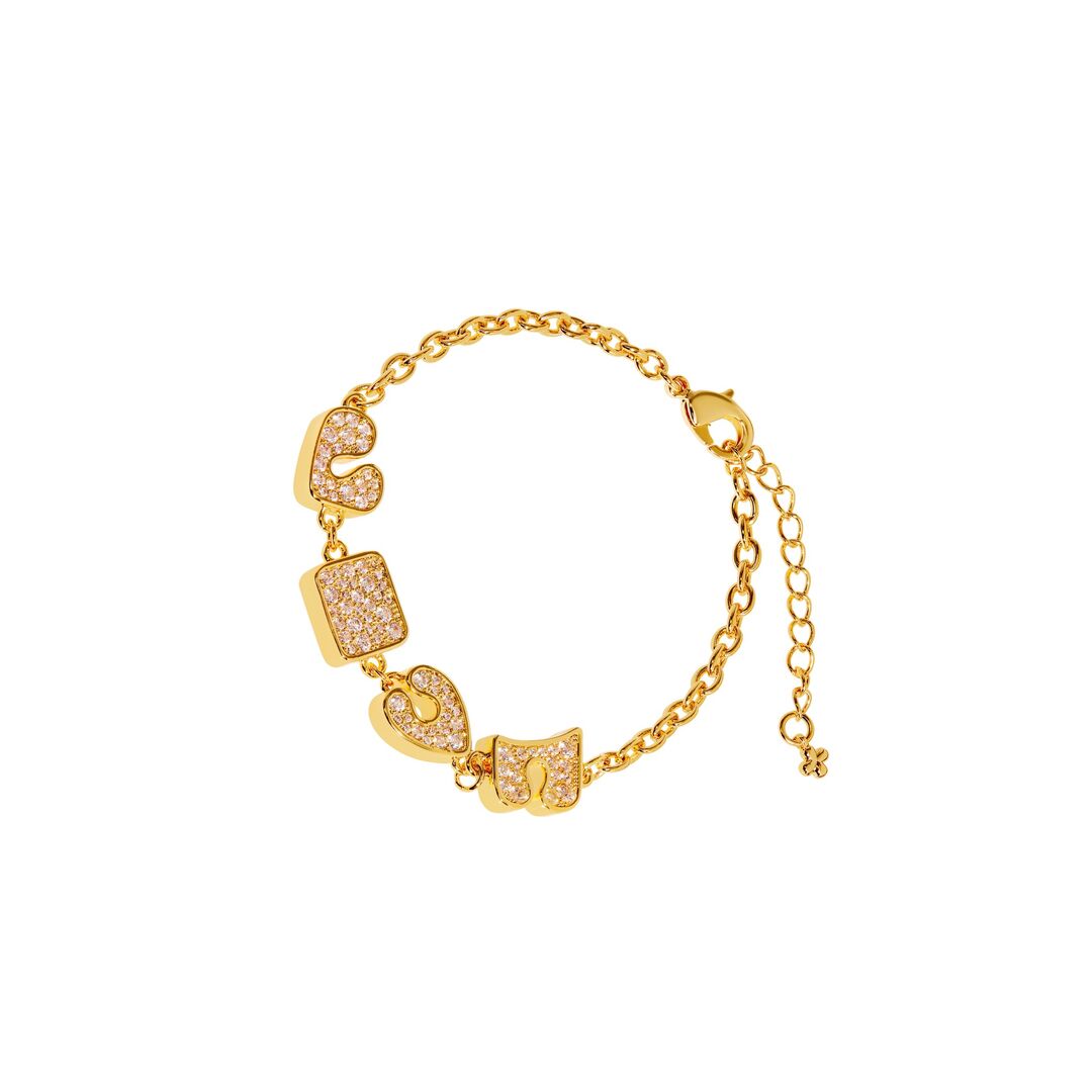 Браслет Hippie Love Bracelet - Gold VIVA LA VIKA фото 1