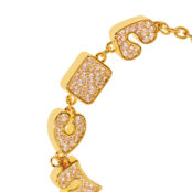 Браслет Hippie Love Bracelet - Gold VIVA LA VIKA фото 3