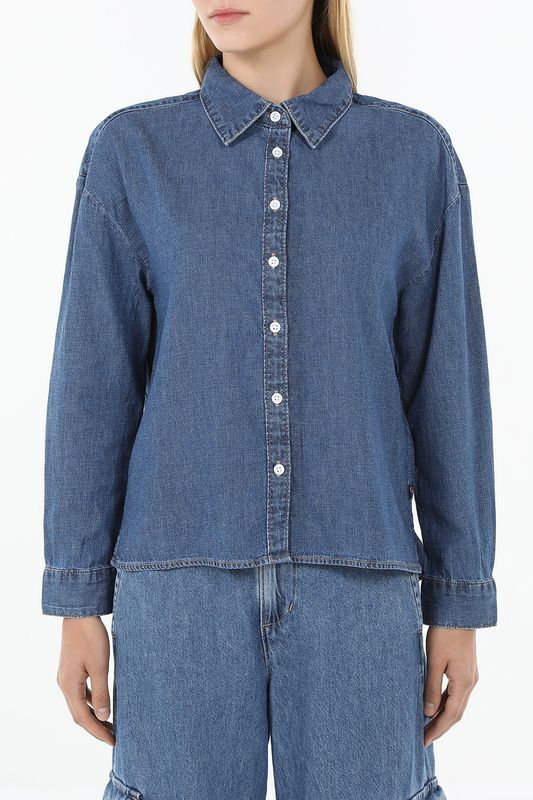 Рубашка джинсовая прямого кроя LEVI'S фото 1