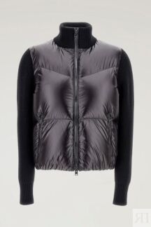 Куртка комбинированная на молнии Woolrich
