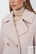 Пальто шерстяное двубортное укороченного кроя ElectraStyle фото 3