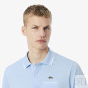 Мужское поло Lacoste из хлопка фото 3
