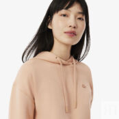 Женская толстовка Lacoste Loose Fit с капюшоном фото 3