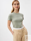 Футболка KIRA SLIM FIT (зеленый, XL) sela 4680168731297 фото 1