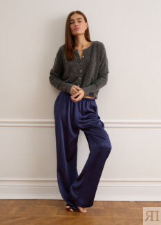 Кардиган Princess из шерсти мериноса - Onesize - Rich grey
