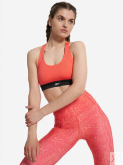 Топ бра спортивный Reebok, Оранжевый