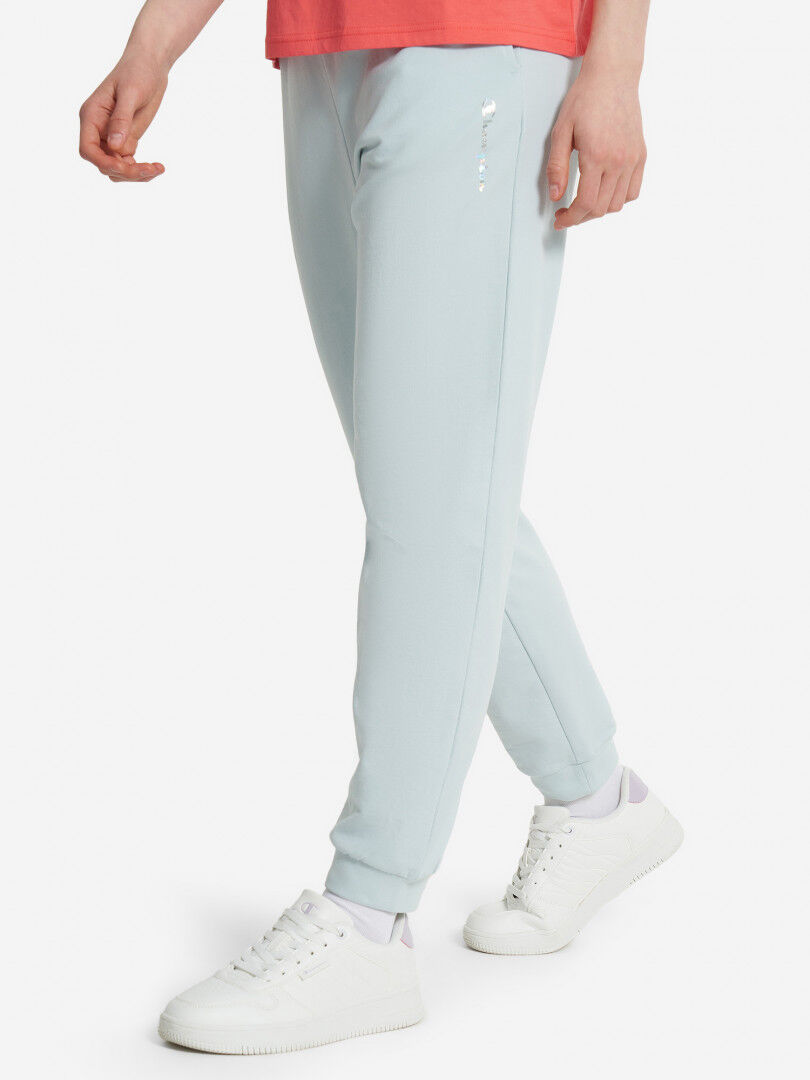 Брюки женские Champion Glossy Logo, Голубой CHA251F104C0K-22 фото 1