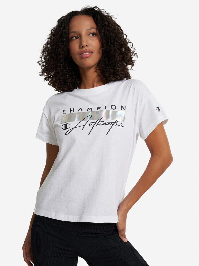 Футболка женская Champion Glossy, Белый CHA251F801C0K-10 фото 1