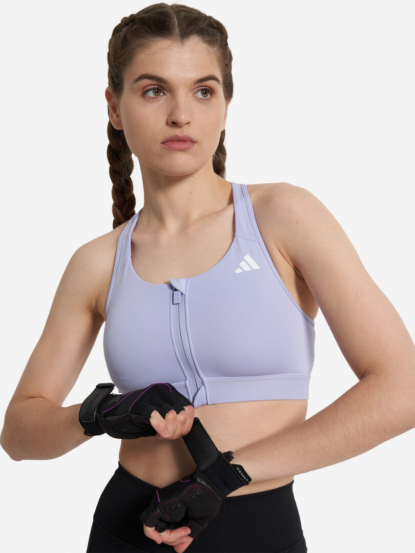 Топ бра спортивный adidas, Синий JJ2676A01-. фото 1