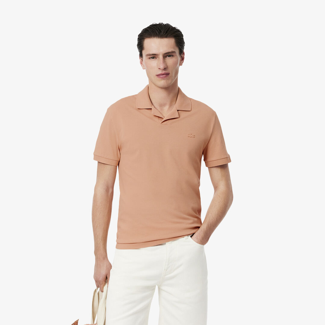 Мужское поло Lacoste из эластичного органического хлопка фото 1