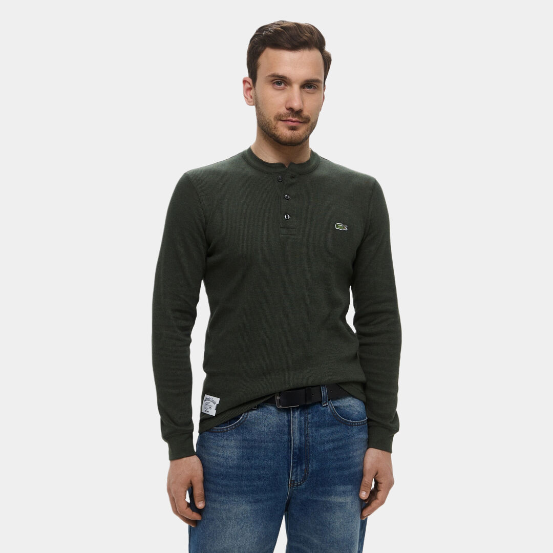 Мужская футболка Lacoste из хлопка фото 1