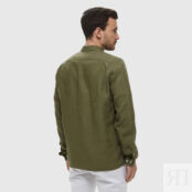 Мужская льняная рубашка Lacoste фото 2