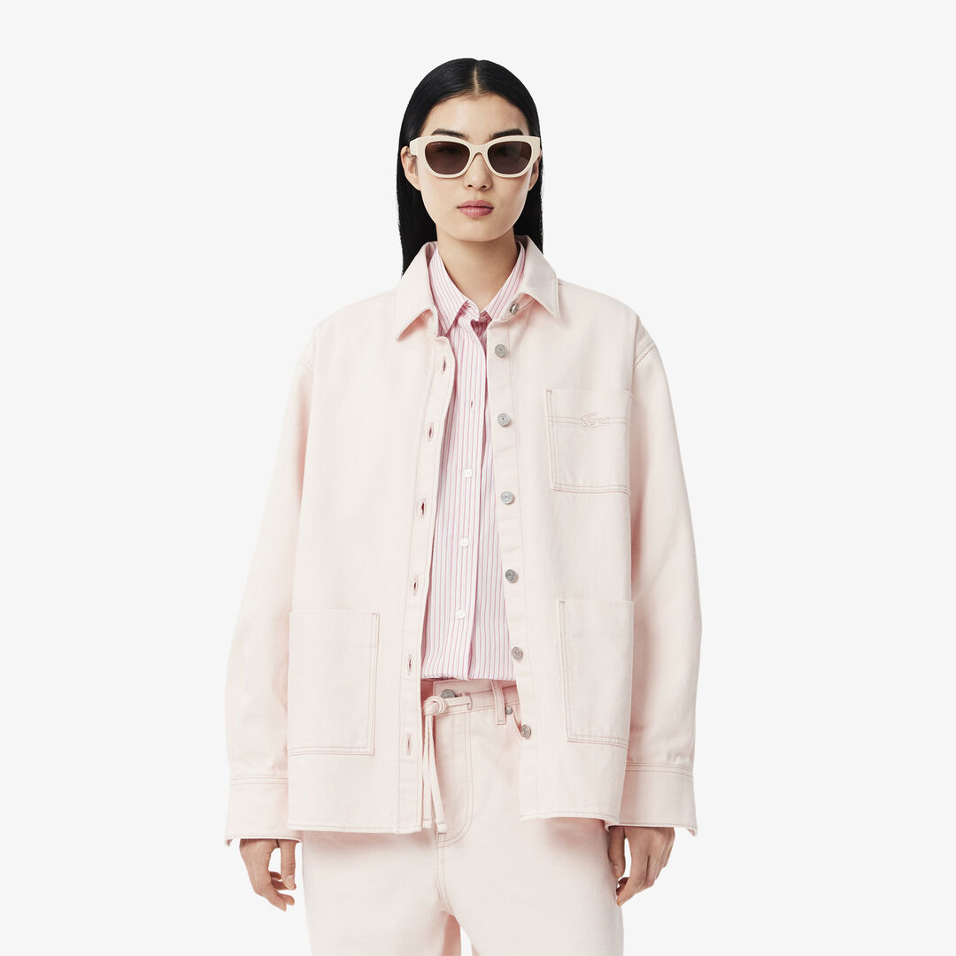 Женская джинсовая куртка Lacoste из органического хлопка фото 1