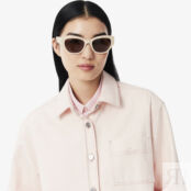 Женская джинсовая куртка Lacoste из органического хлопка фото 3