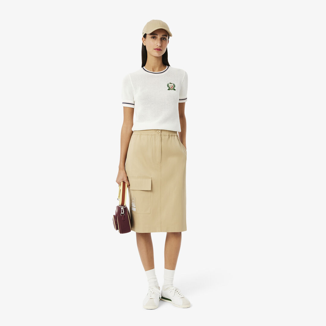 Женская юбка Lacoste из хлопка фото 1