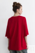 Футболка oversize с новогодним принтом befree 4680704183504 фото 4