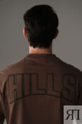 Футболка мужская из 100% хлопка коричневая The Hills фото 4
