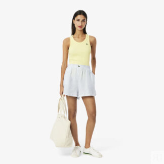 Женские бермуды Lacoste из льна