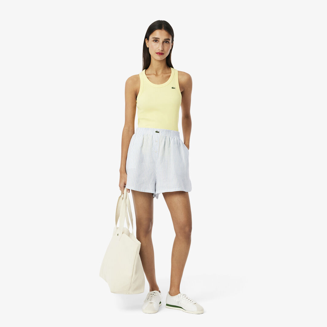 Женские бермуды Lacoste из льна фото 1