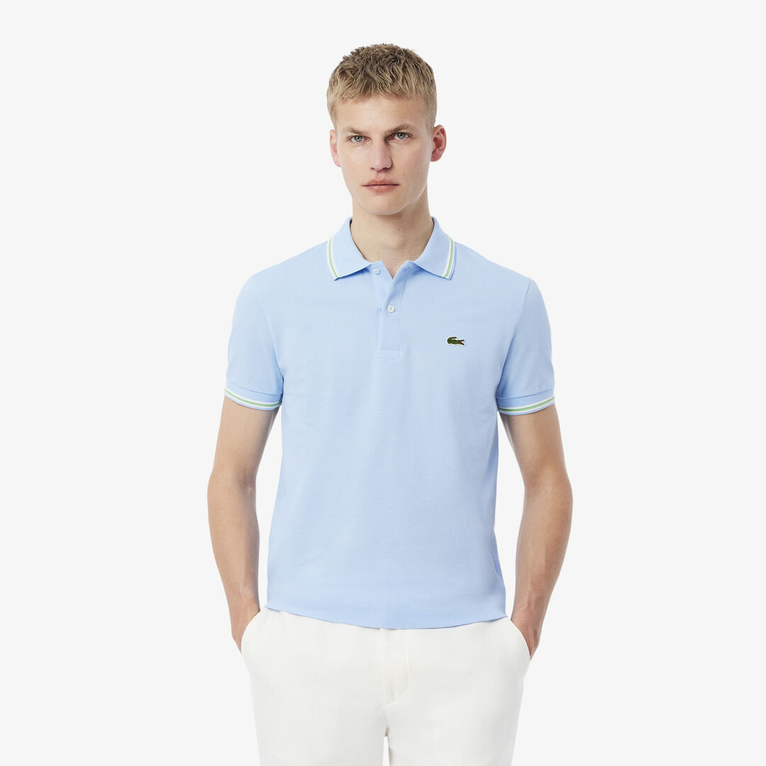 Мужское поло Lacoste из хлопка фото 1
