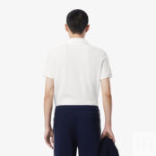 Мужское поло Lacoste из эластичного органического хлопка фото 2