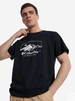 Футболка мужская Columbia Path Lake Graphic Tee II, Черный