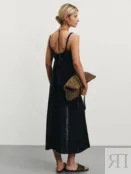 Сарафан из вискозы и льна прилегающего кроя Zarina ZR2506022910-50 фото 2