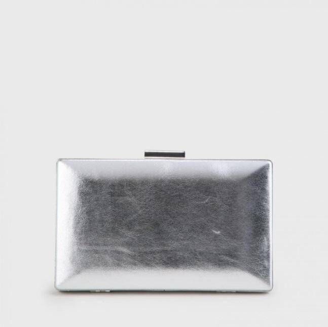 Женская сумка клатч Buffalo bags, серебряная фото 1