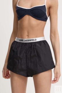 Пляжные шорты с логотипом на поясе Karl Lagerfeld