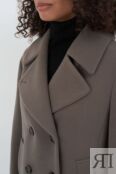 Пальто шерстяное двубортное укороченного кроя ElectraStyle фото 3