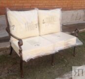 Диван двухместный из литого алюминия Venice Кит маркет фото 2