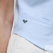 Женская облегающая блузка-жилетка Lacoste фото 5