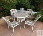 Белая мебель из литого алюминия Palermo 4 white Кит маркет фото 2