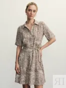 Платье мини с поясом Zarina ZR2505012906-236 фото 1