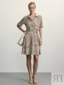Платье мини с поясом Zarina ZR2505012906-236 фото 2