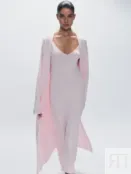 Длинный кардиган из модала и хлопка Zarina ZR2505083302-97 фото 2