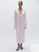 Длинный кардиган из модала и хлопка Zarina ZR2505083302-97 фото 4