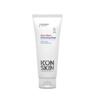 ICON SKIN Маска глиняная очищающая для лица от акне, жирного блеска, воспал
