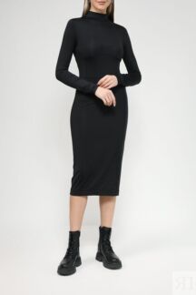 Платье трикотажное с воротником Calvin Klein Jeans