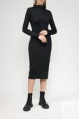 Платье трикотажное с воротником Calvin Klein Jeans фото 1