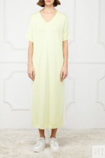 Платье трикотажное с разрезами ELEGANZZA
