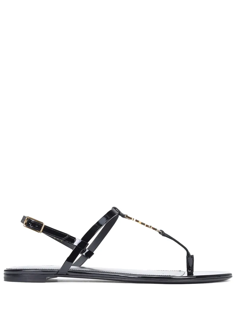 Сандалии кожаные Cassandra SAINT LAURENT фото 1