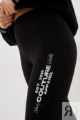 Хлопковые легинсы с принтом The Couture Club фото 4