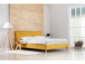 Кровать Кьево 180 Velvet Yellow фото 2