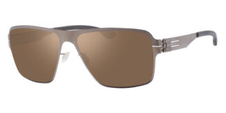 Солнцезащитные очки мужские Ic Berlin Steve B Bronze Grey Dark Brown Mirror