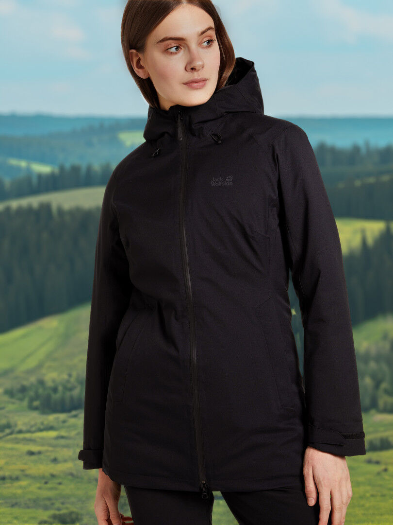 Куртка утепленная женская Jack Wolfskin Stirnberg, Черный 1115451J01-6000 фото 1