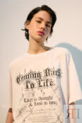 Футболка oversize с принтом в стиле гранж befree 4680798062433 фото 2